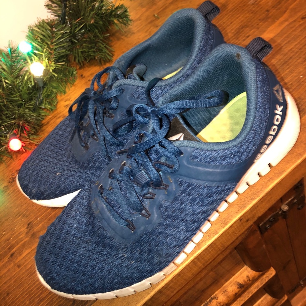 Blue Reebok Running Shoes